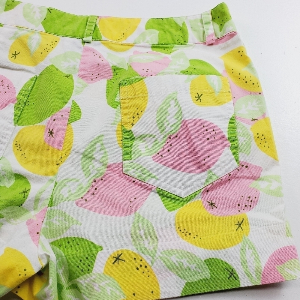 Lilly Pulitzer Pink and Green Patterned Shorts - Picture 8 of 12